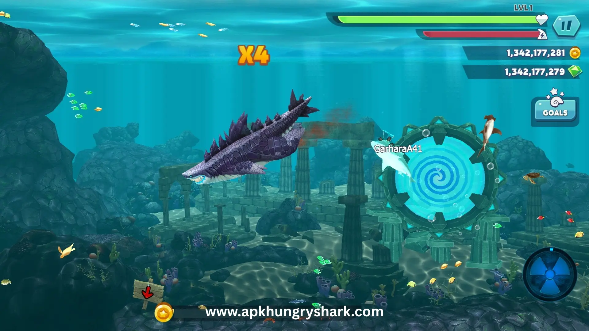 Gameplay - Hungry Shark Evolution Mod